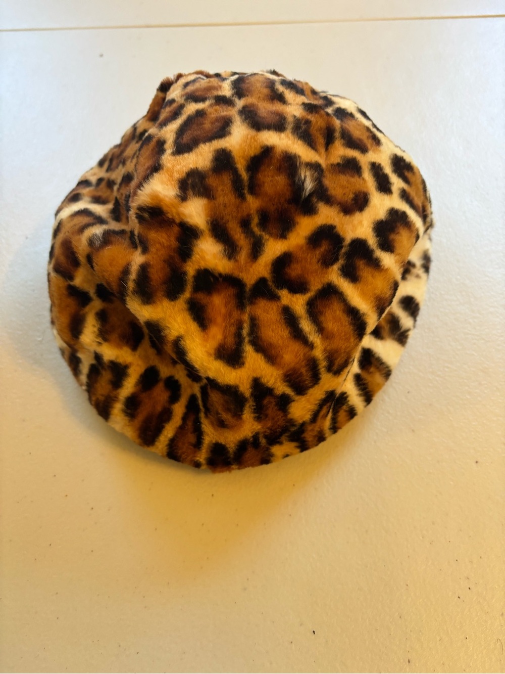 J.Elizabeth Faux Fur Leopard Bucket Hat - Brown, Black